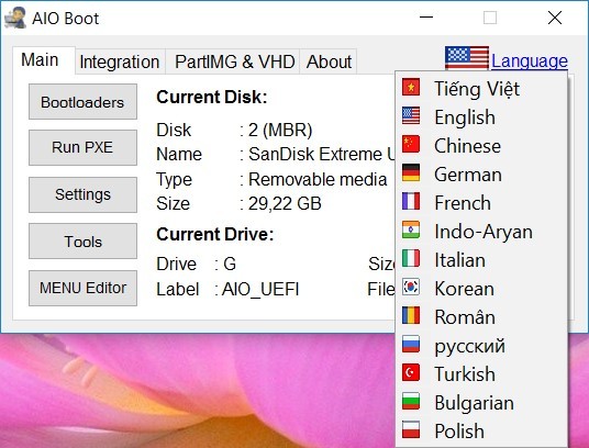 How to translate AIO Boot into your language?