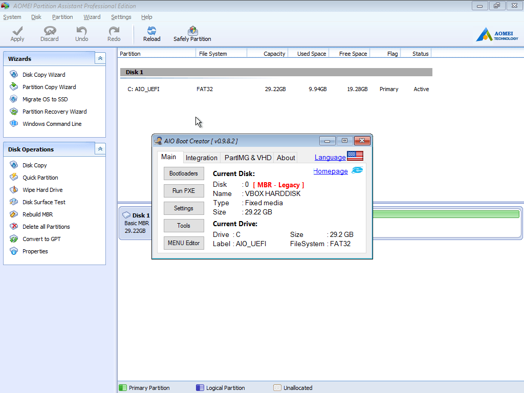 aomei partition assistant pro free
