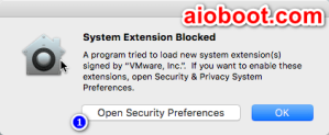 macOS System Extension Blocked